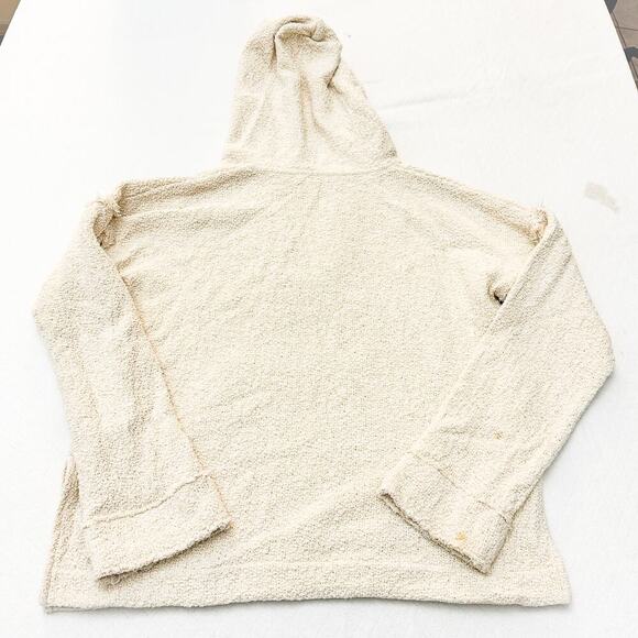 Rag & Bone Cream Ecru Pullover Hooded Sweater Alice Size Small - Picture 4 of 5